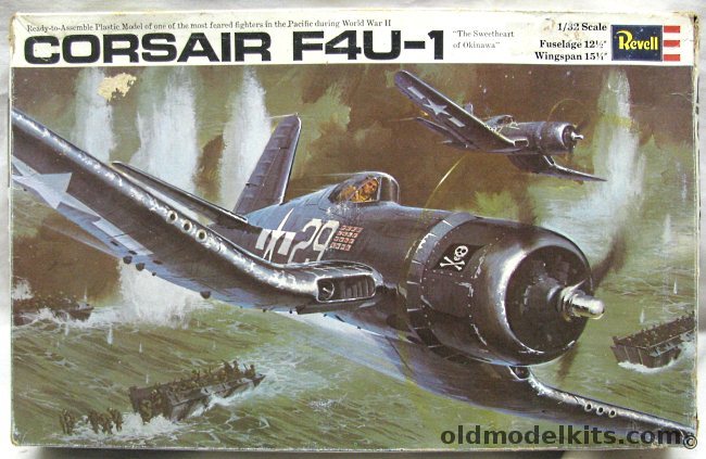 Revell 1/32 F4U-1 Corsair - Ira Kepford - (F4U1), H278 plastic model kit